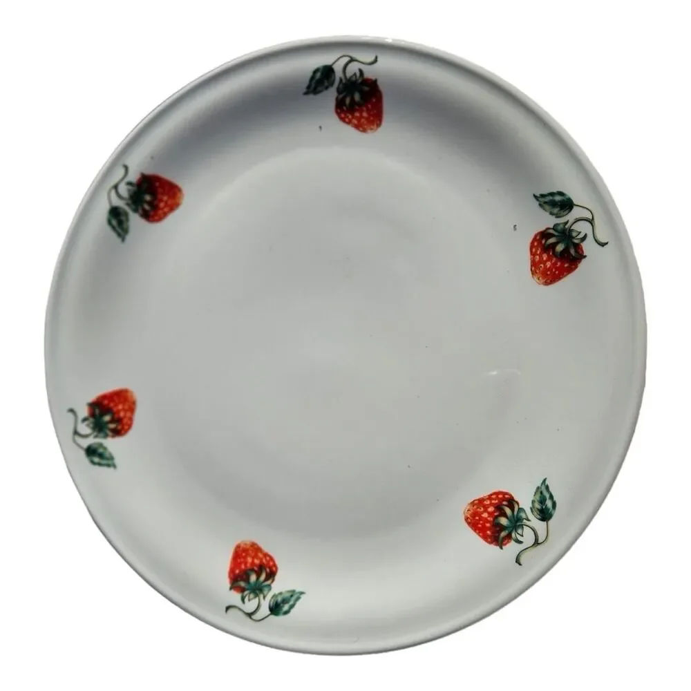 Vintage Apilco French Strawberry Plate - Picture 1 of 3